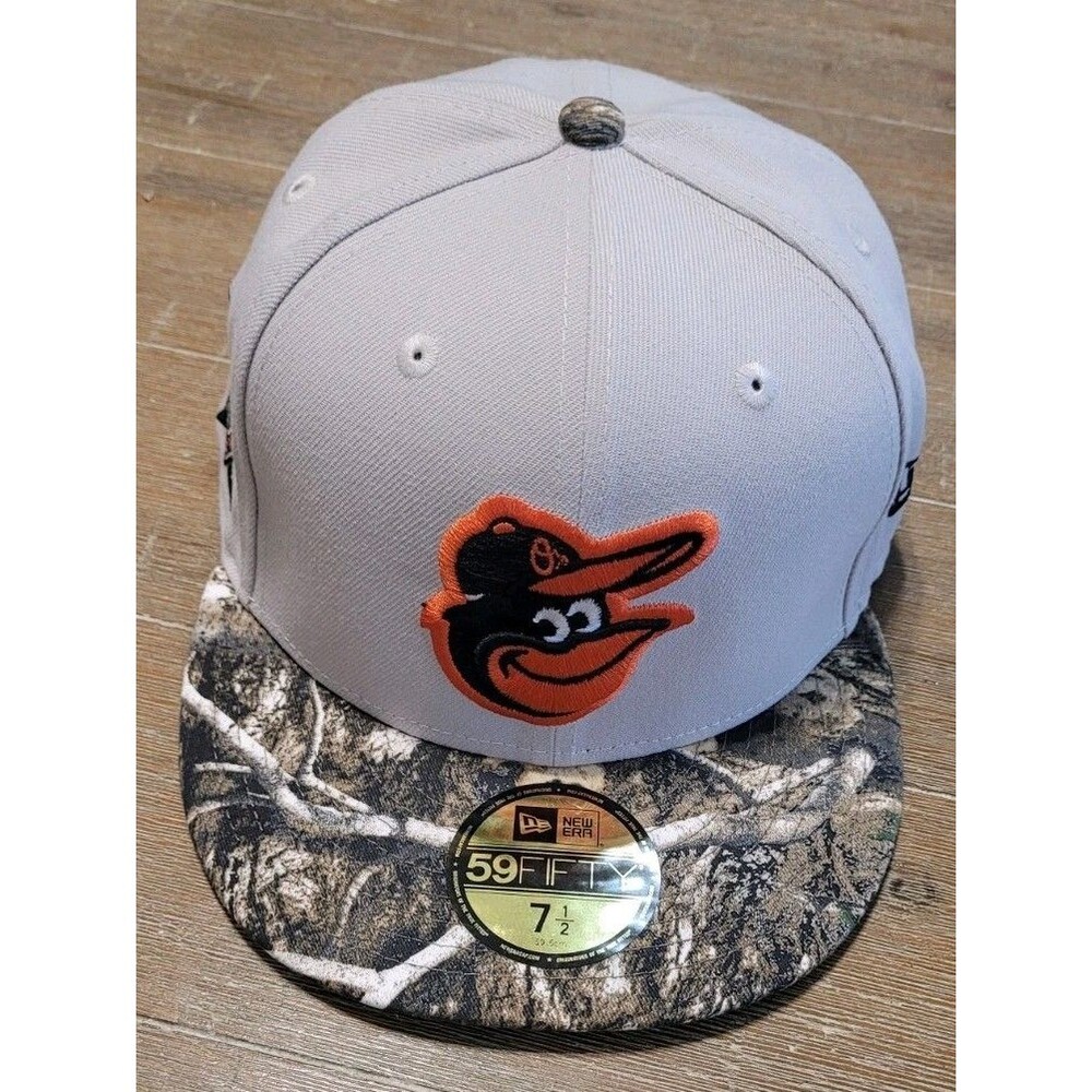 Exclusive Baltimore Orioles 93 ALL STAR Camo New Era 59Fifty Size 7 1/2 Hat Cap